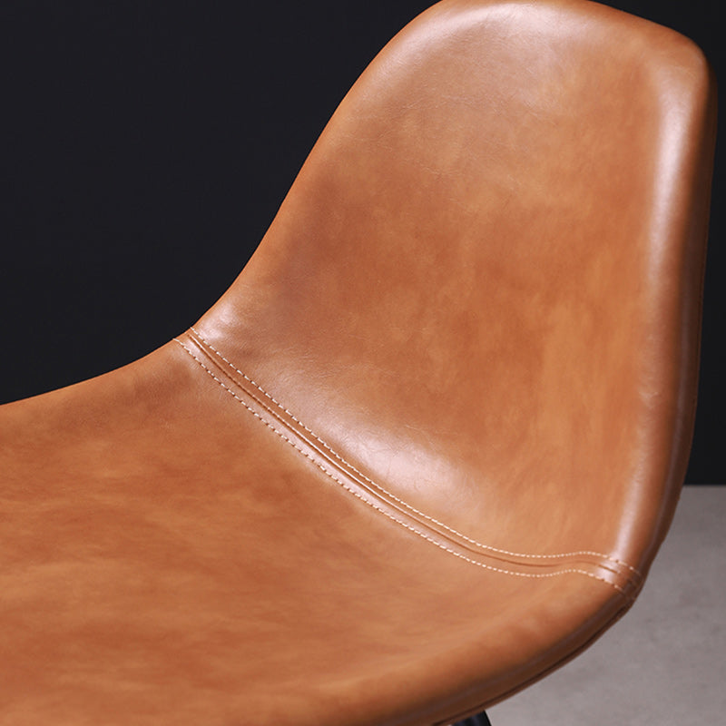 Contemporary Style Bar-stool Bucket Bar Stool with Metal Legs for Home