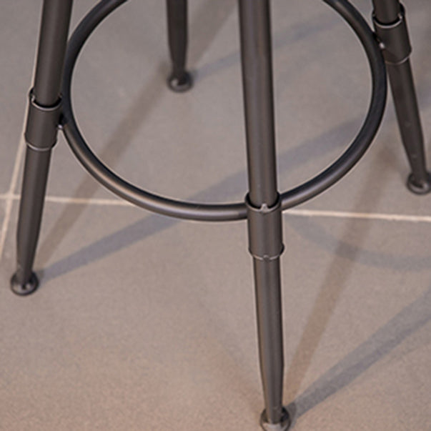 Industrial Solid Wood Bar Table Set 1/5/9 Pieces Counter Table with High Stools