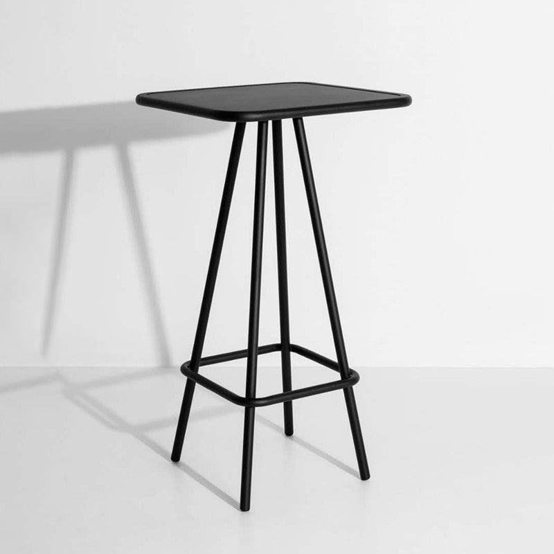 1/2/4 Pieces Modern Bar Set Matte Finish Metal Bar Stool and Table Set