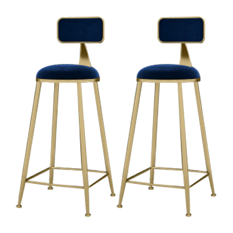 Glam White and Gold Table and Stool Set 1/2/3 Pieces Storage Counter Height Set