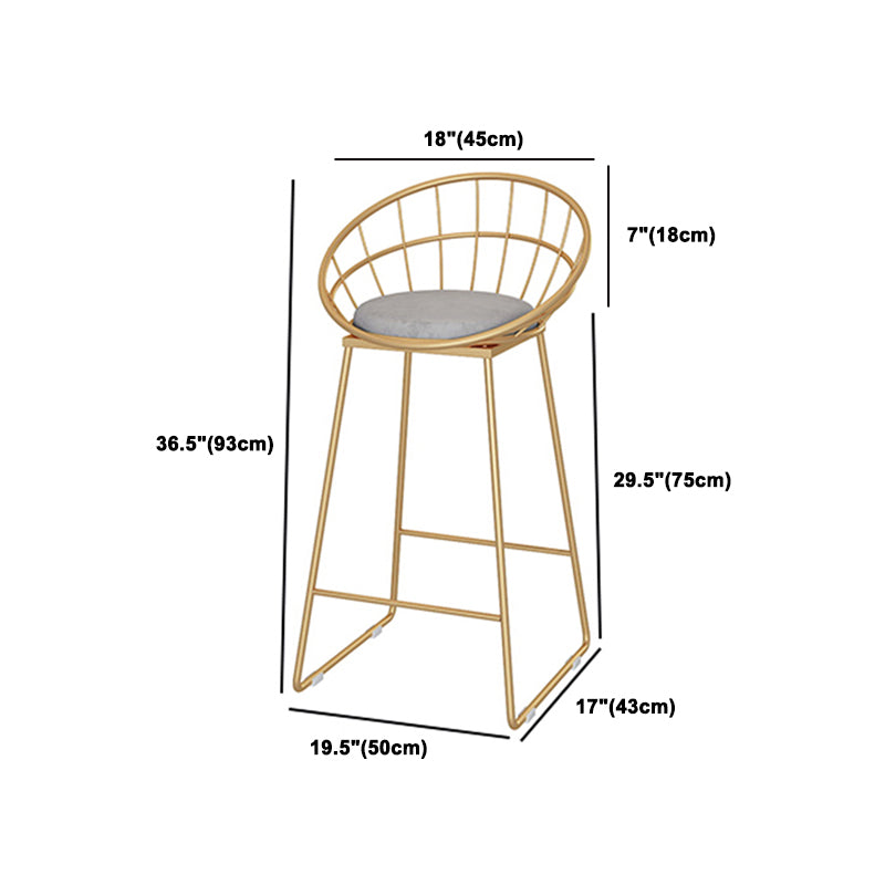 Glam White and Gold Table and Stool Set 1/2/3 Pieces Storage Counter Height Set