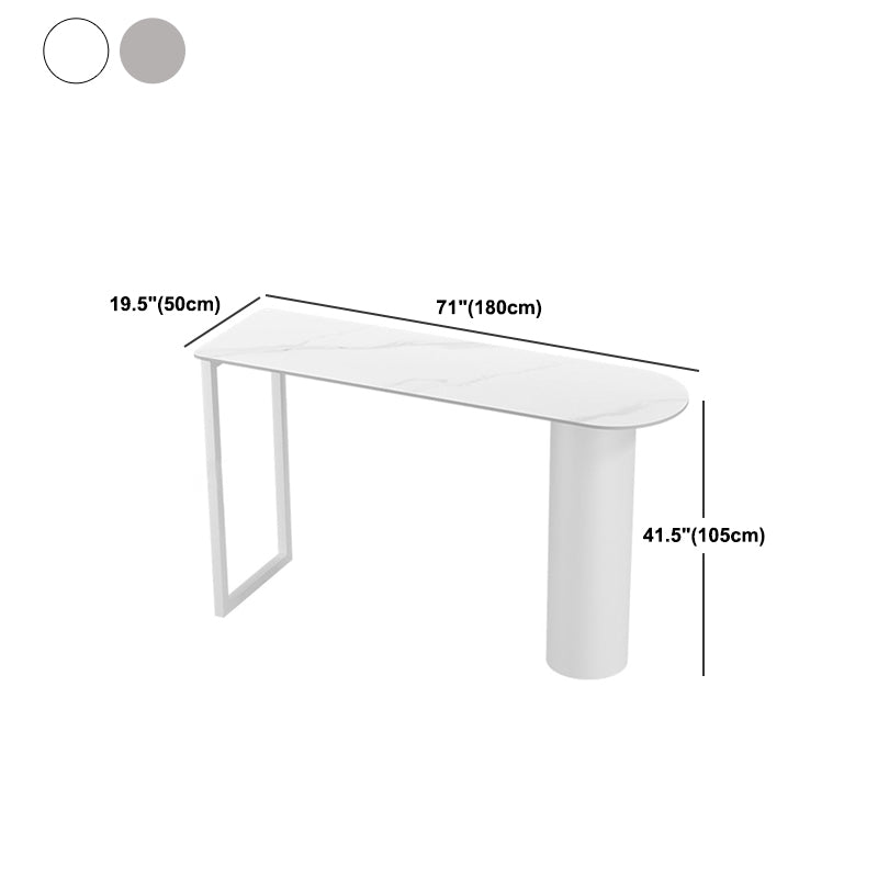 1/2/5 Pieces Modern Bar Stool and Table Set Sintered Stone Bar Table Set