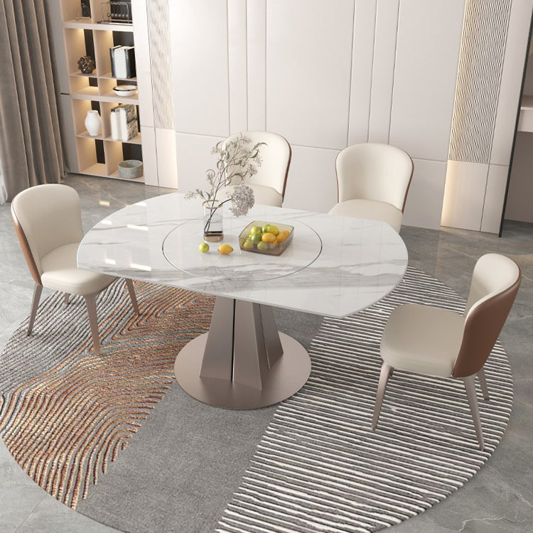 Modern Sintered Stone Dining Table Set 1/2/5/7 Pieces Dining Set for Home Use