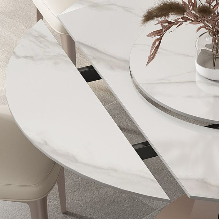 Modern Sintered Stone Dining Table Set 1/2/5/7 Pieces Dining Set for Home Use