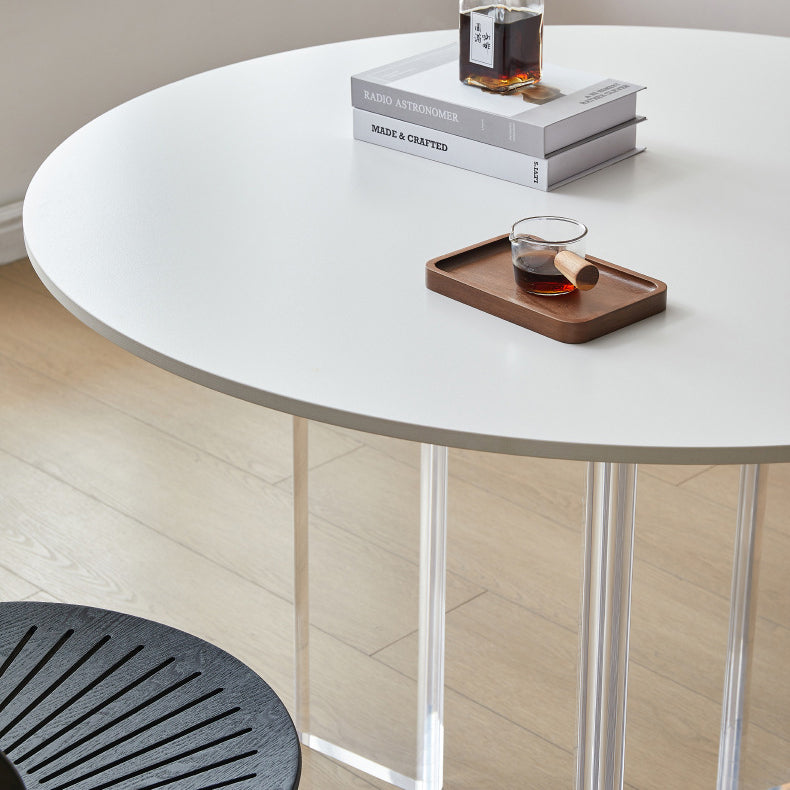 Contemporary Dining Room Set 1/2/3 Pcs Sintered Stone Top Table with Chairs