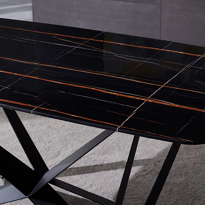 Modern Dining Set 1/4/5/7 Pcs Rectangle Dining Table with Wingback Chairs