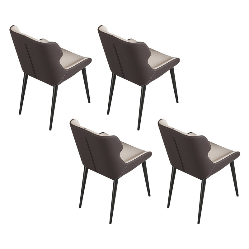 Modern Dining Table Set 1/4/5/7 Pcs Rectangle Dining Table Set with Wingback Chairs