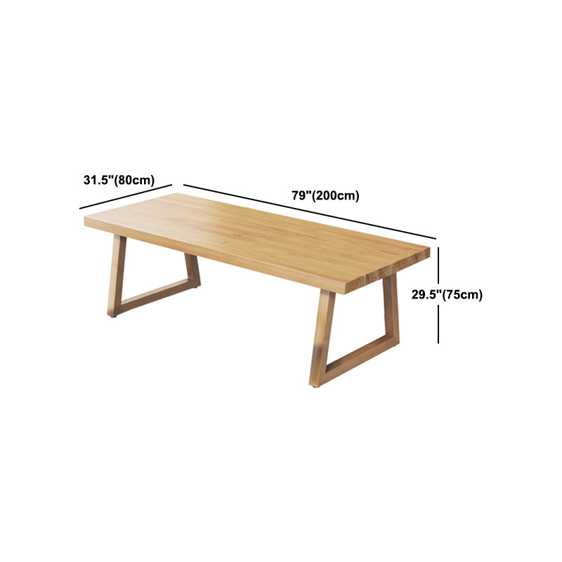 Modern Dining Set 1/2/3/4/5/7 Pcs Solid Wood Dining Table and Chairs