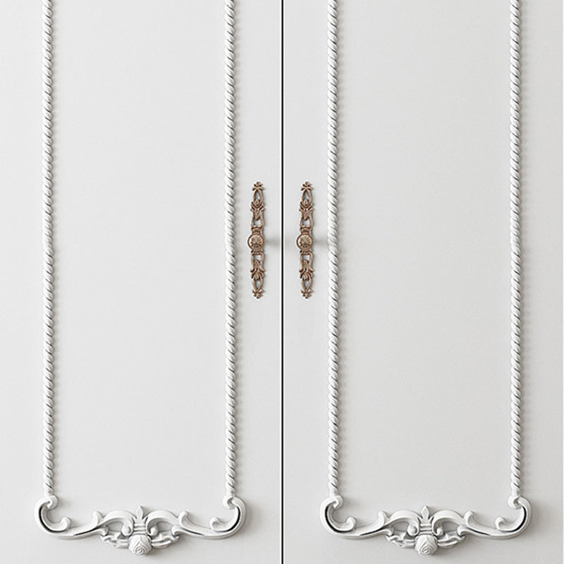 Bedroom Hinged Door Storage Cabinet Manufactured Wood French Country Cabinet with Drawers