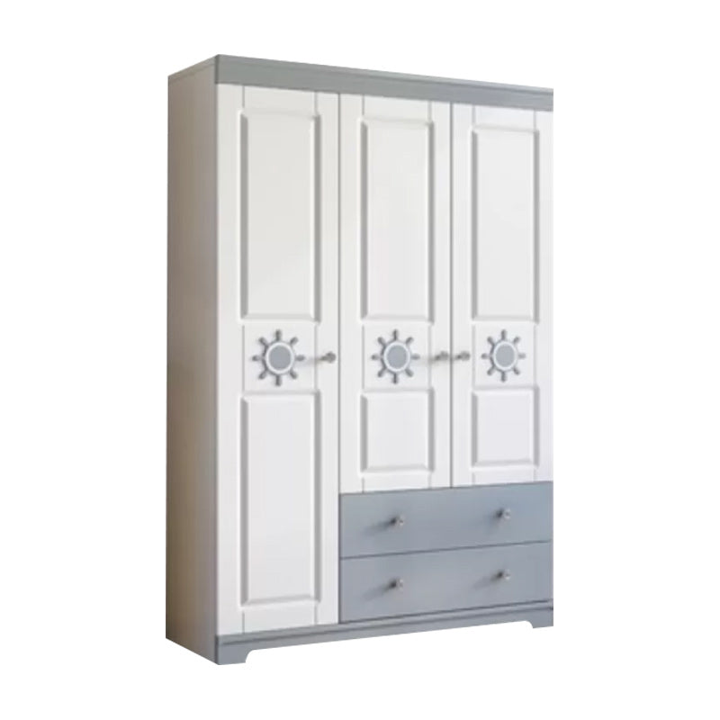 Coastal Storage Cabinet with Hinged Door Manufactured Wood Matte Finish Cabinet