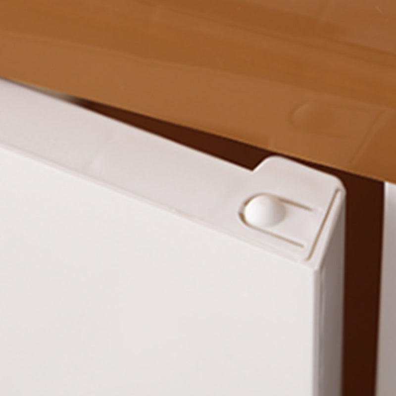 Plastic Storage Cabinet Contemporary Wardrobe Closet with Shelves