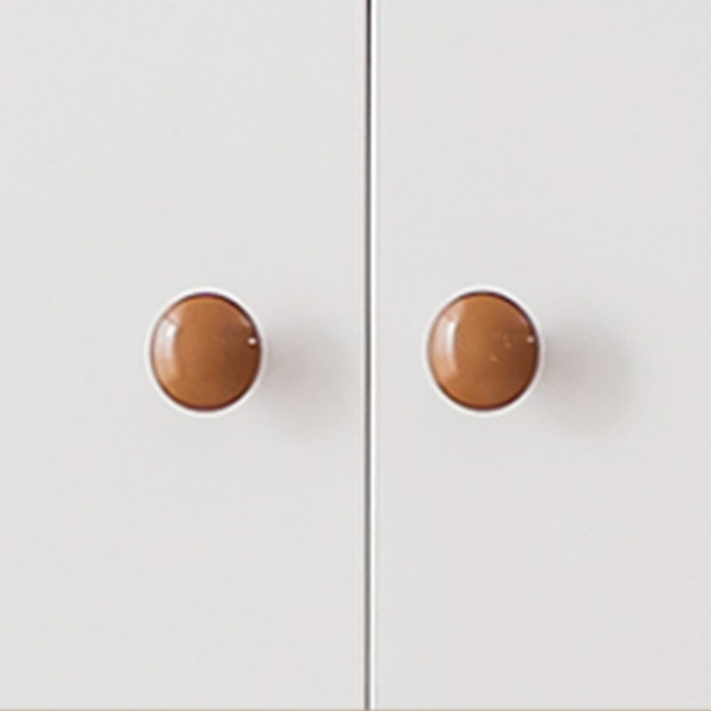 Plastic Storage Cabinet Contemporary Wardrobe Closet with Shelves