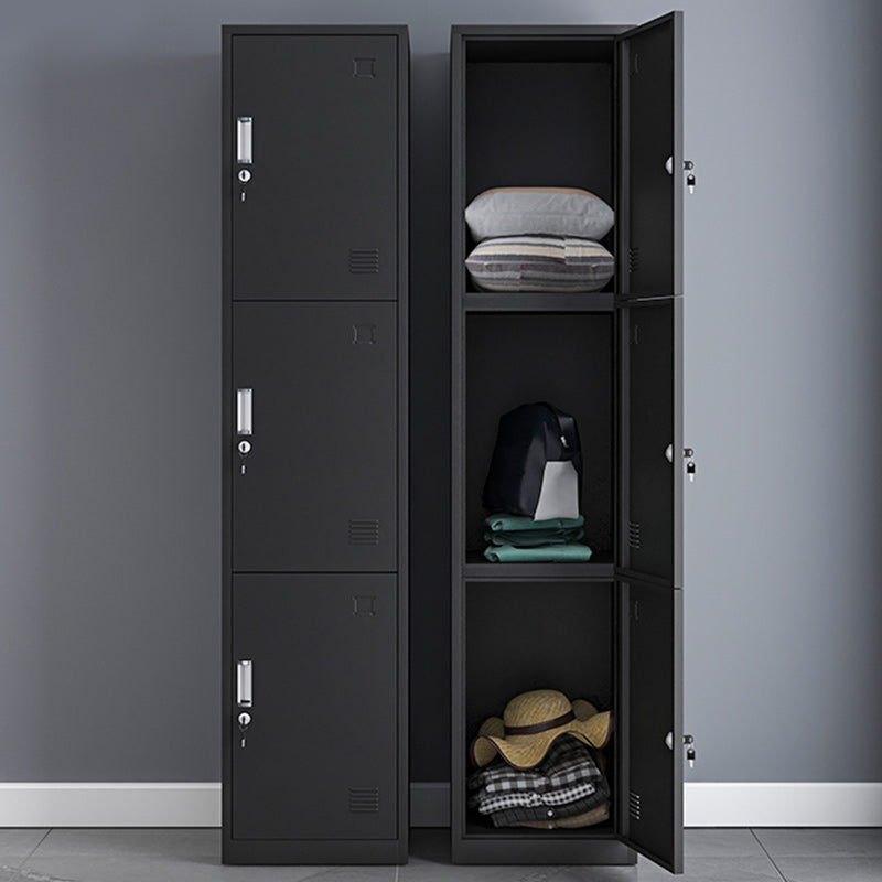 Modern Style Wardrobe Metal Wardrobe Closet with Lock,14.96" D x 16.54" W x 39.37" H