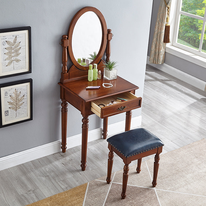 Wooden Vanity Dressing Table Traditional Vanity Makeup Table Set