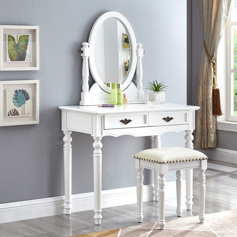 Wooden Vanity Dressing Table Traditional Vanity Makeup Table Set