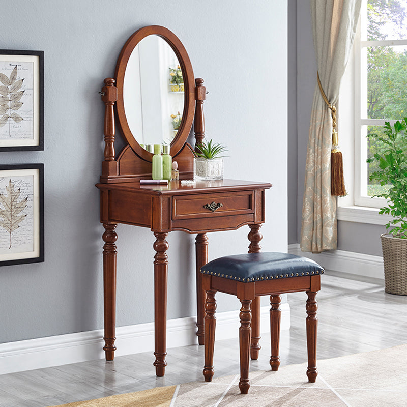 Wooden Vanity Dressing Table Traditional Vanity Makeup Table Set