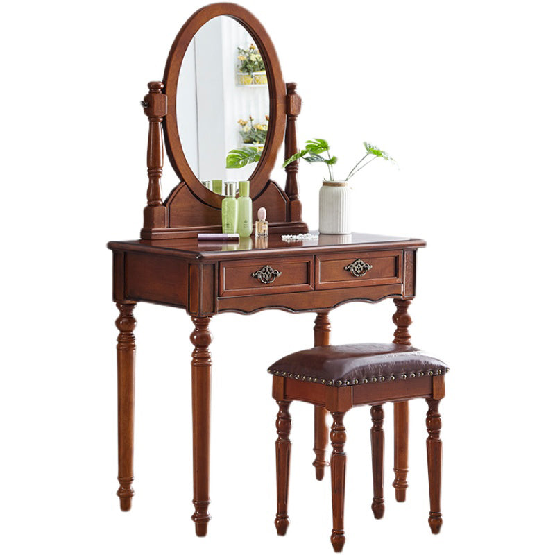 Wooden Vanity Dressing Table Traditional Vanity Makeup Table Set
