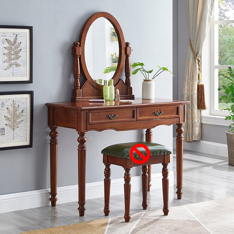 Wooden Vanity Dressing Table Traditional Vanity Makeup Table Set
