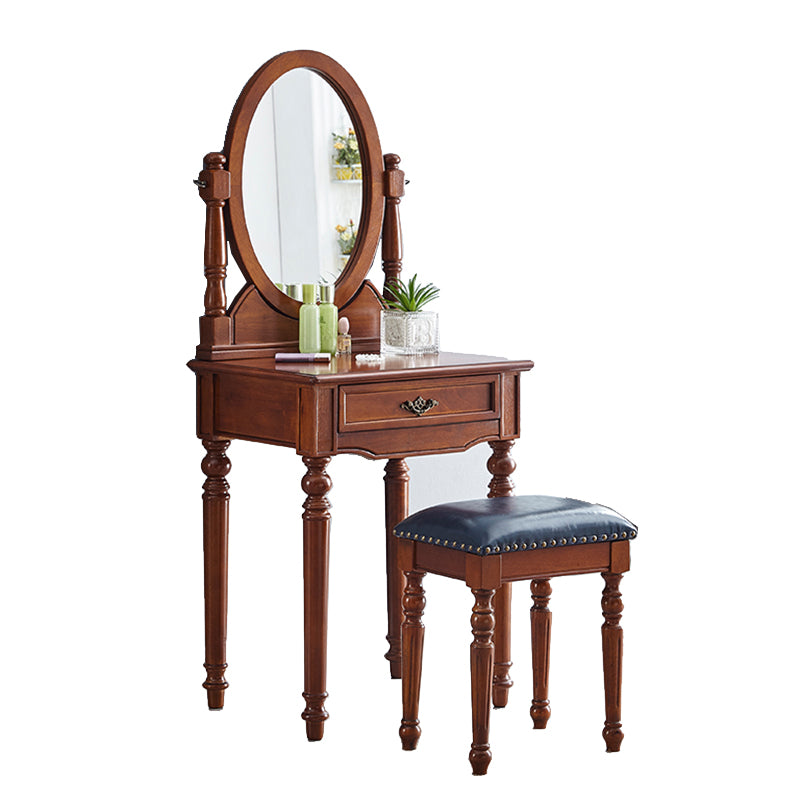 Wooden Vanity Dressing Table Traditional Vanity Makeup Table Set