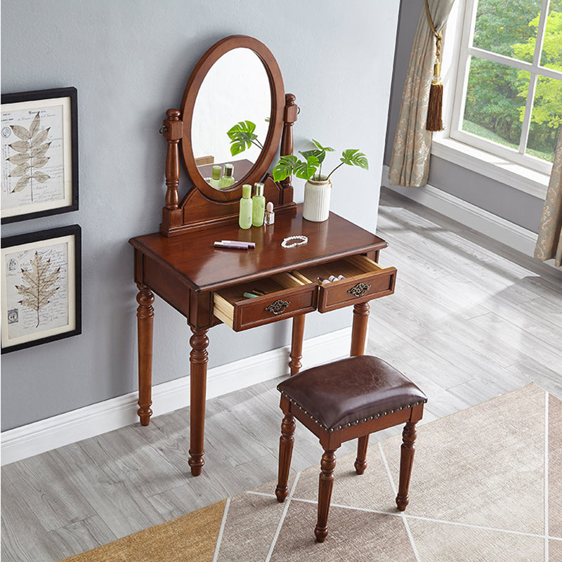 Wooden Vanity Dressing Table Traditional Vanity Makeup Table Set