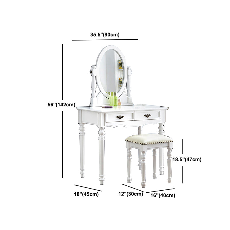 Wooden Vanity Dressing Table Traditional Vanity Makeup Table Set