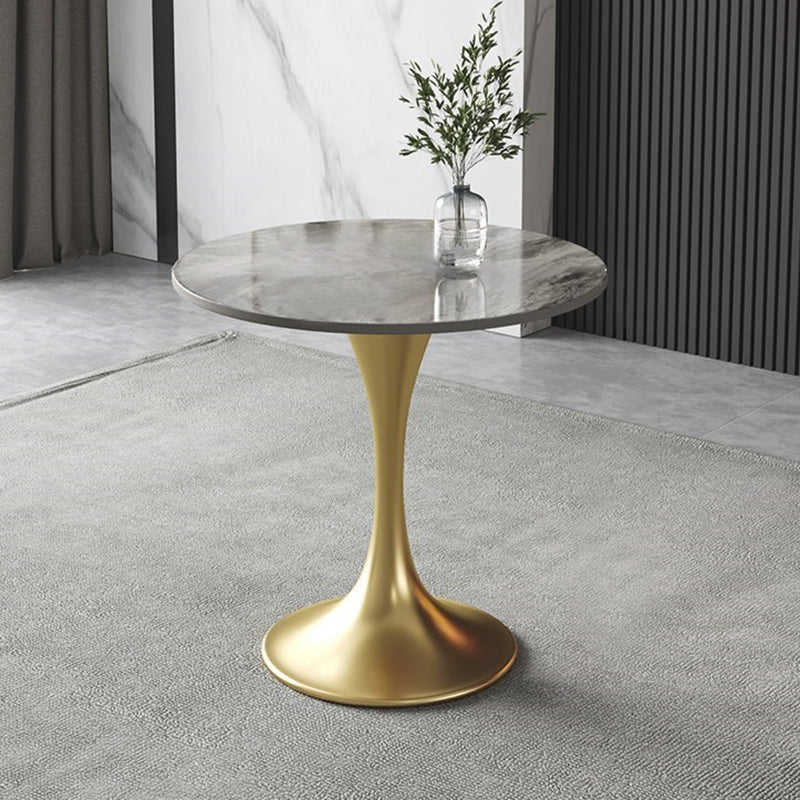 Traditional Luxury Dining Table Sintered Stone Tulip Table for Dining Room