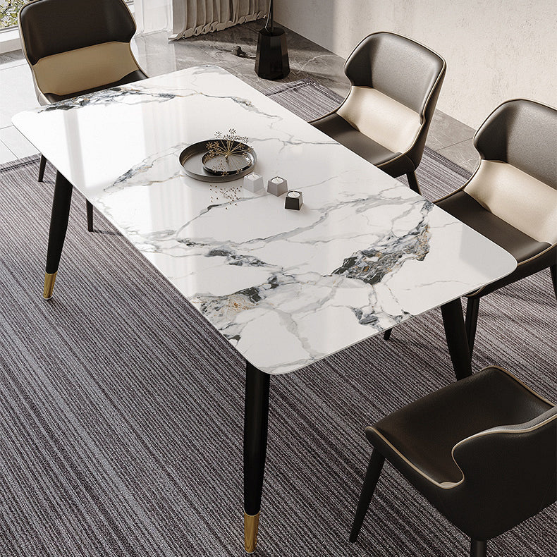 Brasserie Contemporary Faux Leather Dining Chair Parsons Chair in Matte Finish