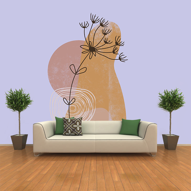 Environmental Wall Mural Wallpaper Bohemian Style Living Room Wall Mural