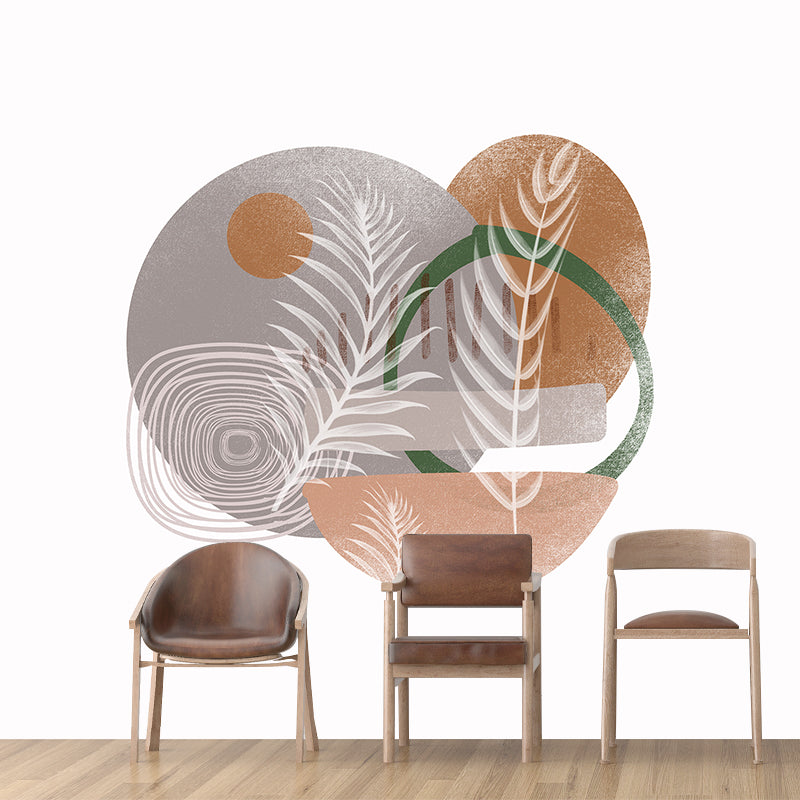 Bohemian Style Illustration Mural Wallpaper Plants Indoor Wall Mural