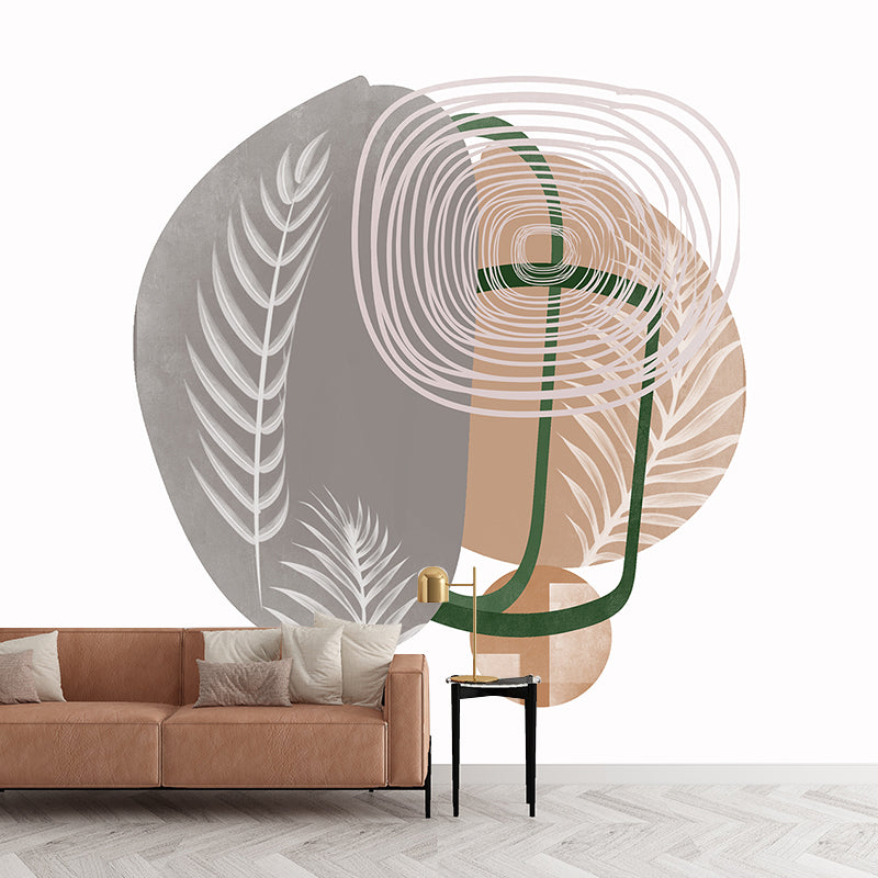 Bohemian Style Illustration Mural Wallpaper Plants Indoor Wall Mural