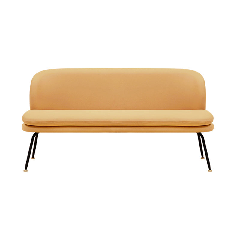 Faux Leather Stain Resistant Contemporary Tight Back Standard Settee Couch