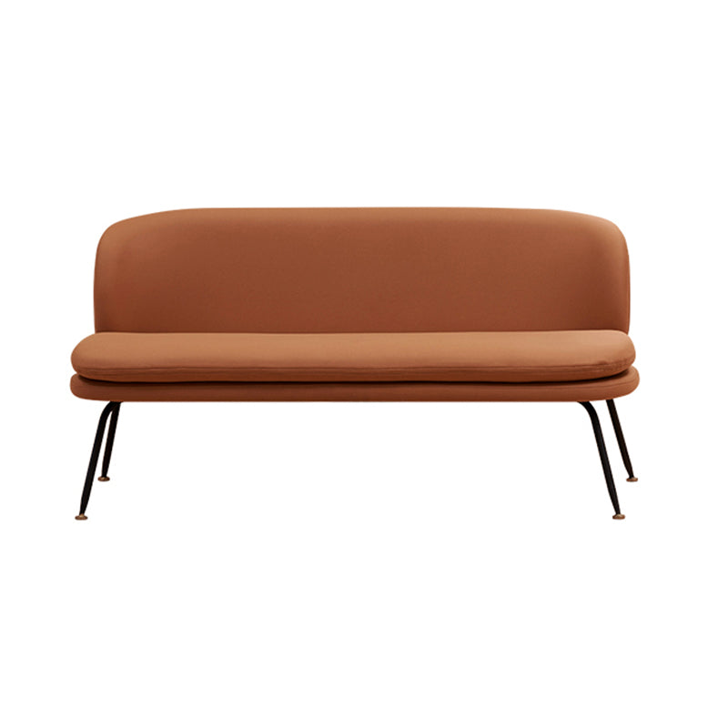 Faux Leather Stain Resistant Contemporary Tight Back Standard Settee Couch