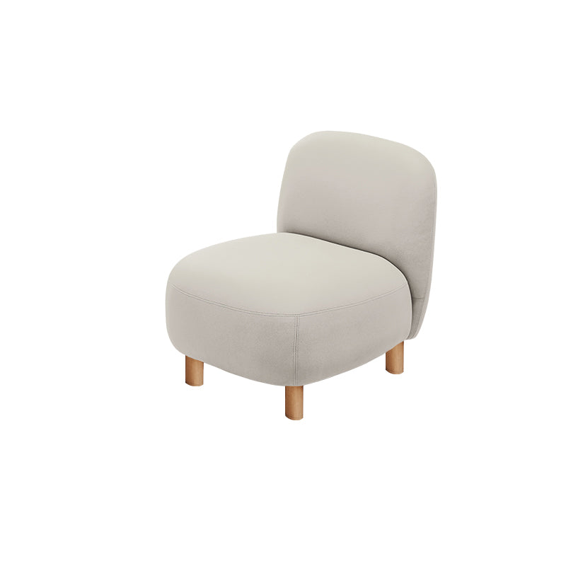 Stain Resistant Faux Leather Sofa Contemporary Standard Sofa for Living Room