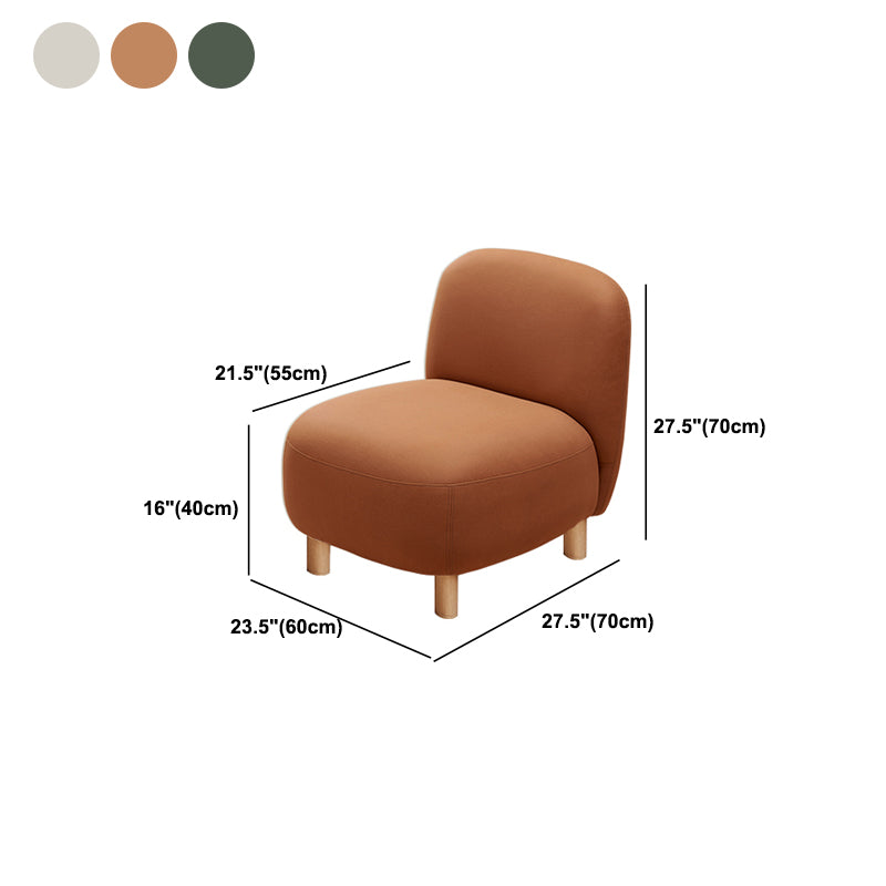 Stain Resistant Faux Leather Sofa Contemporary Standard Sofa for Living Room