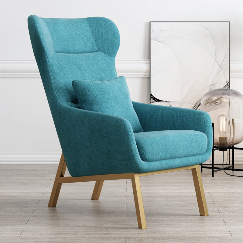 Faux Leather Chair25.5" L x37.4" W x 37.7" H  Arms Included Chair for Bedroom