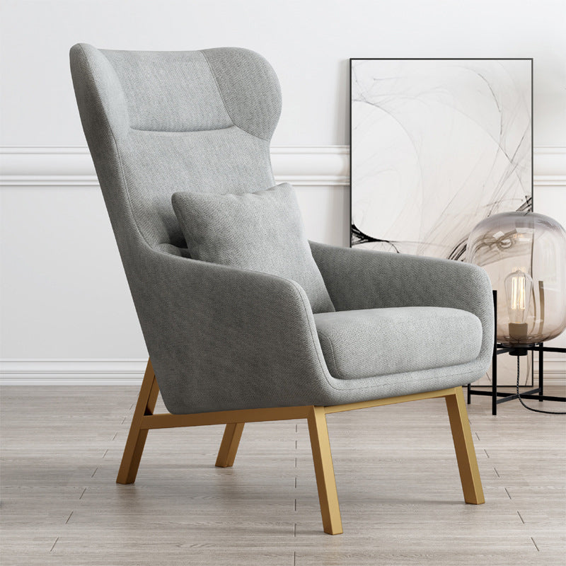 Faux Leather Chair25.5" L x37.4" W x 37.7" H  Arms Included Chair for Bedroom