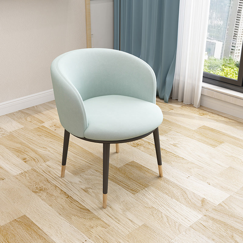 Recessed Arms Barrel Chair Tight Back Accent Chair, 16.54" W √ó 21.65" L √ó 30.71" H