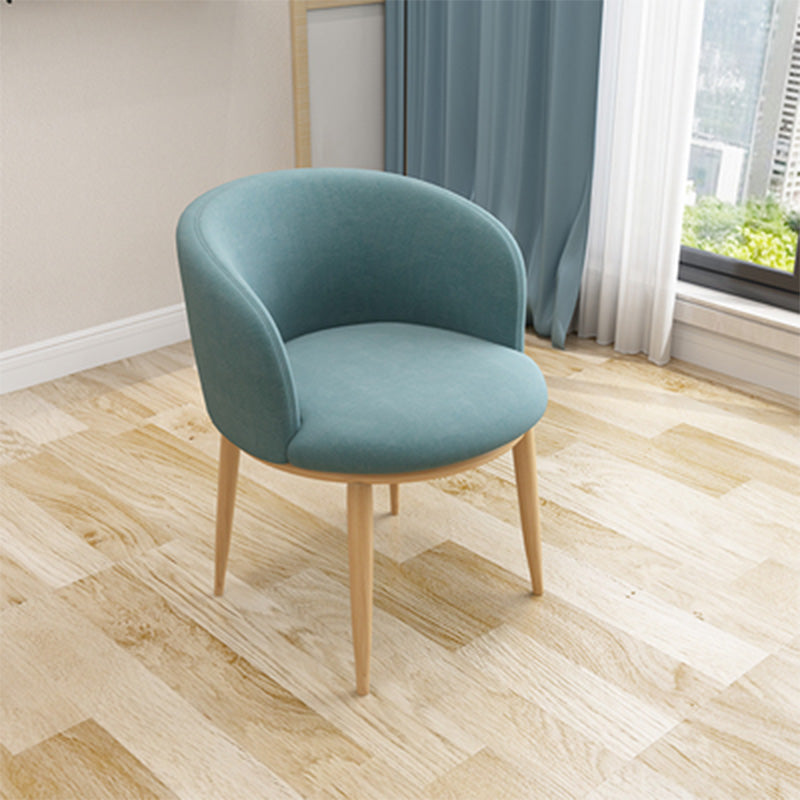 Recessed Arms Barrel Chair Tight Back Accent Chair, 16.54" W √ó 21.65" L √ó 30.71" H