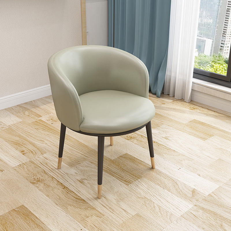 Recessed Arms Barrel Chair Tight Back Accent Chair, 16.54" W √ó 21.65" L √ó 30.71" H