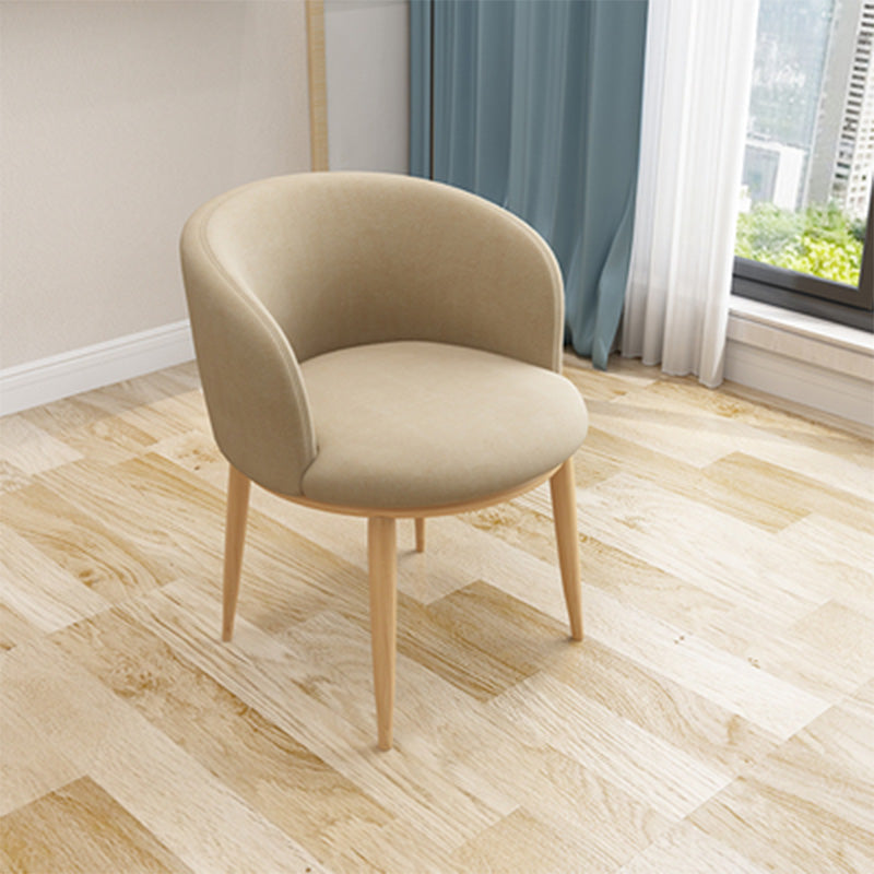 Recessed Arms Barrel Chair Tight Back Accent Chair, 16.54" W √ó 21.65" L √ó 30.71" H