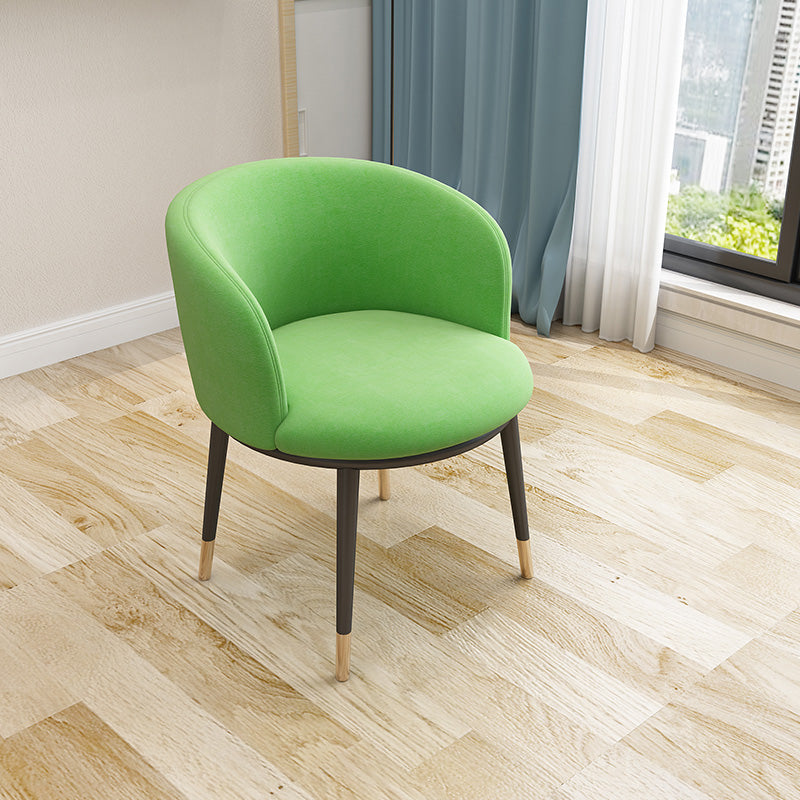 Recessed Arms Barrel Chair Tight Back Accent Chair, 16.54" W √ó 21.65" L √ó 30.71" H