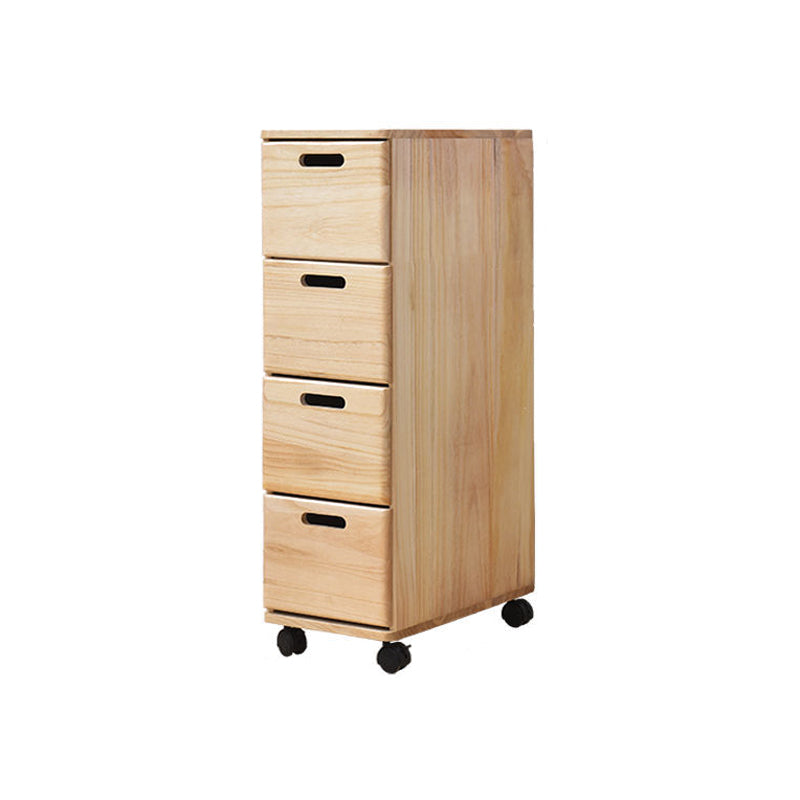 Solid Wood Rectangle Accent Chest with Drawers Chest 7.87" Long