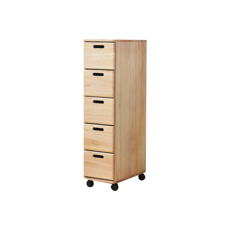 Solid Wood Rectangle Accent Chest with Drawers Chest 7.87" Long