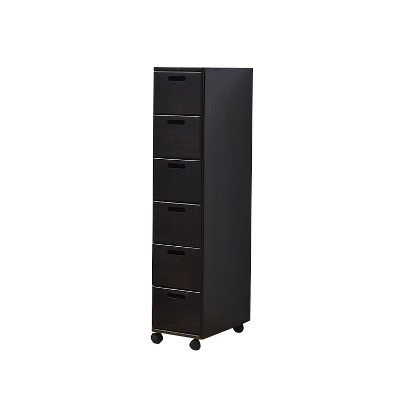 Solid Wood Rectangle Accent Chest with Drawers Chest 7.87" Long