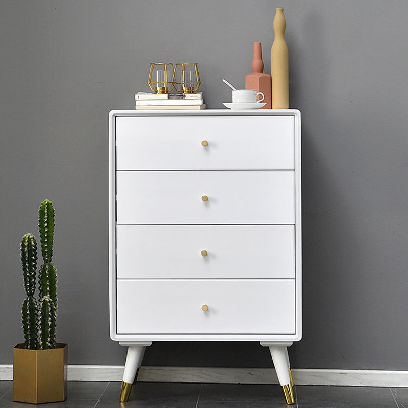 Solid Wood Accent Chest with 4/5/6/7 Drawers and Straight Legs