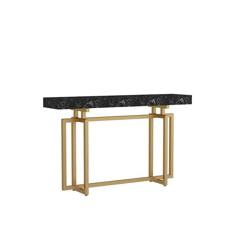 12" Wide Rectangle Scratch Resistant Console Table for Hall,Abstract Legs