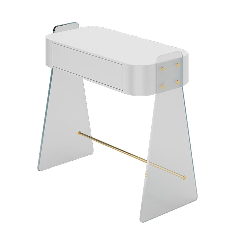 Contemporary Vanity Set with 1 Storage Drawer Wooden Make-up Vanity