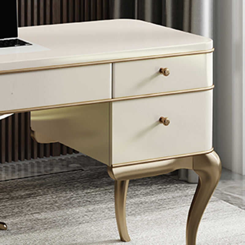 4 Storage Drawers Mirrored Vanity Victorian Wooden Make-up Vanity