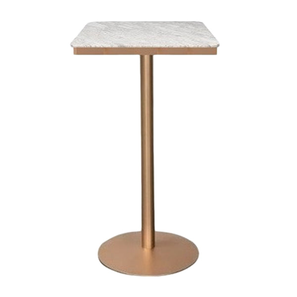 Stone Bar Dining Table Glam Style Bar Table for Milk Tea Shop Cafe