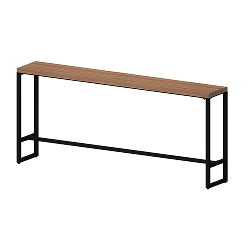 Solid Wood Counter Height Set Rectangle 1/2/5 Pieces Glam Pub Table Set